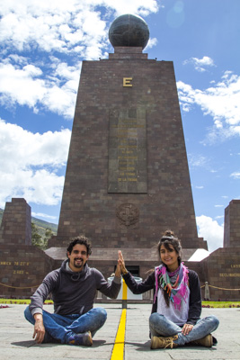 Ecuador, viajando por latinoamerica, la mitad del mundo 