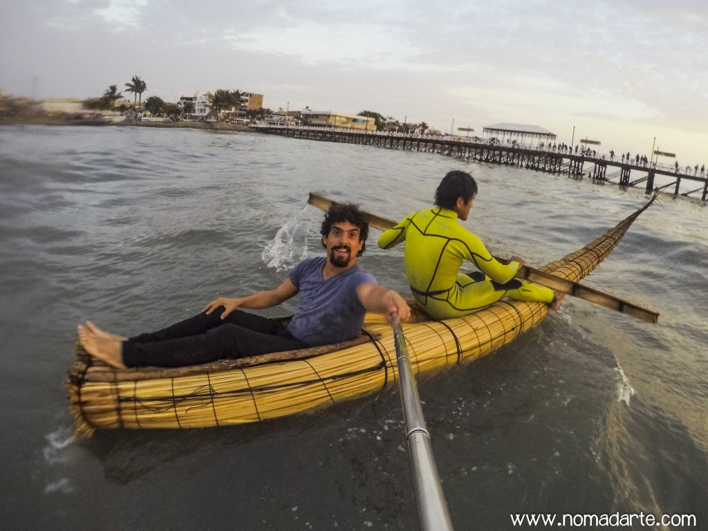 CABALLITOS DE TOTORA, NOMADARTE, PERU, MOCHILEROS 