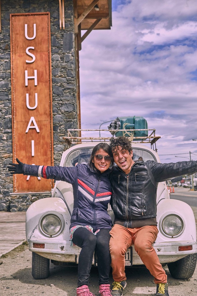Fin del mundo Ushuaia, viajando por el mundo en auto