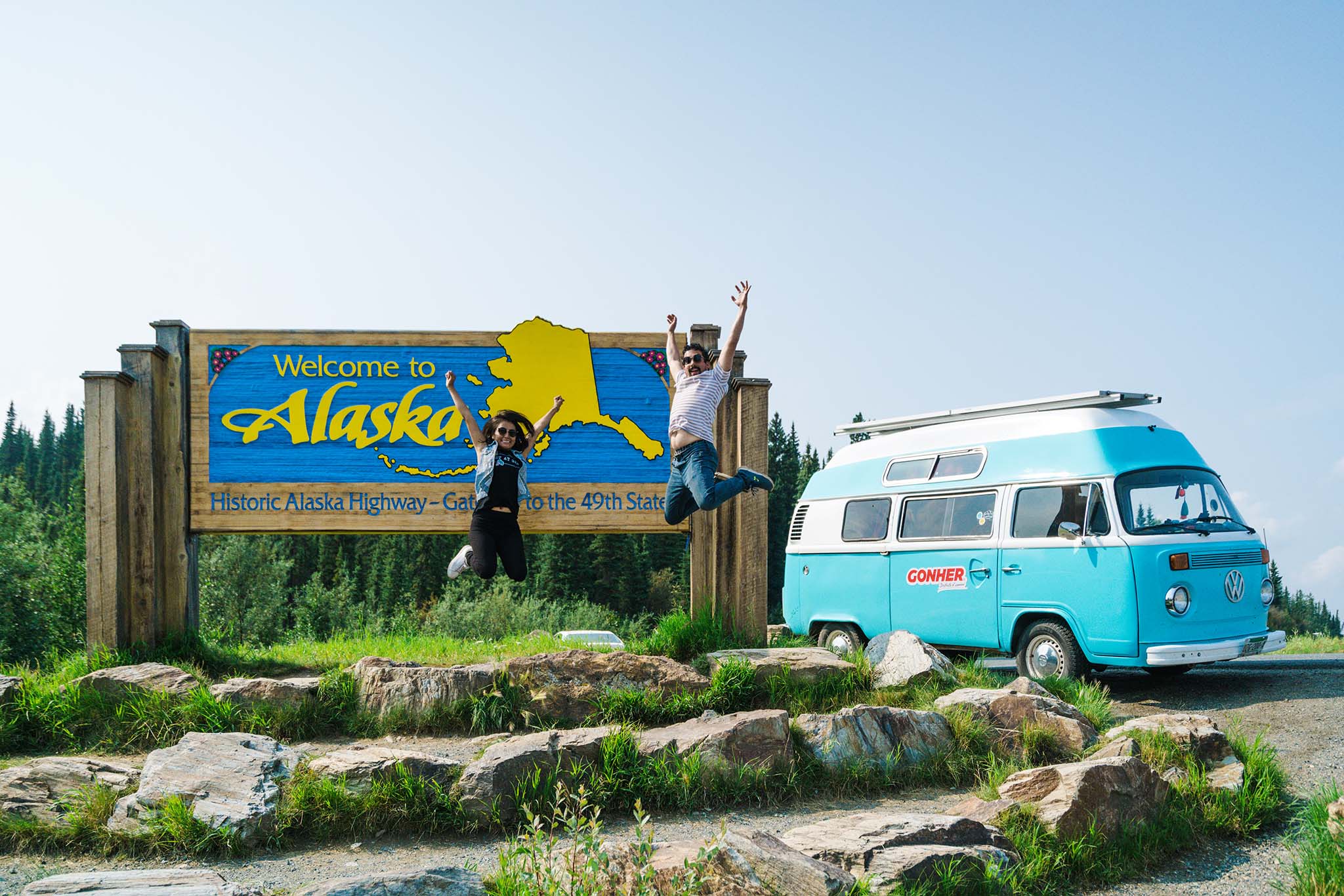 Frontera con Estados Unidos, viajando hasta Alaska en Automovil