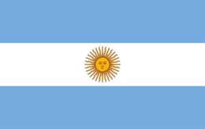 bandera de Argentina, viajando por latinoamerica en auto, desde argentina hasta alaska en auto