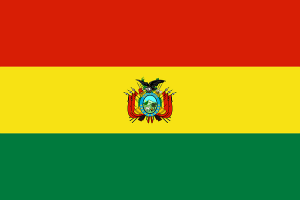 bandera de Bolivia, viajando por latinoamerica en auto, desde argentina hasta alaska en auto