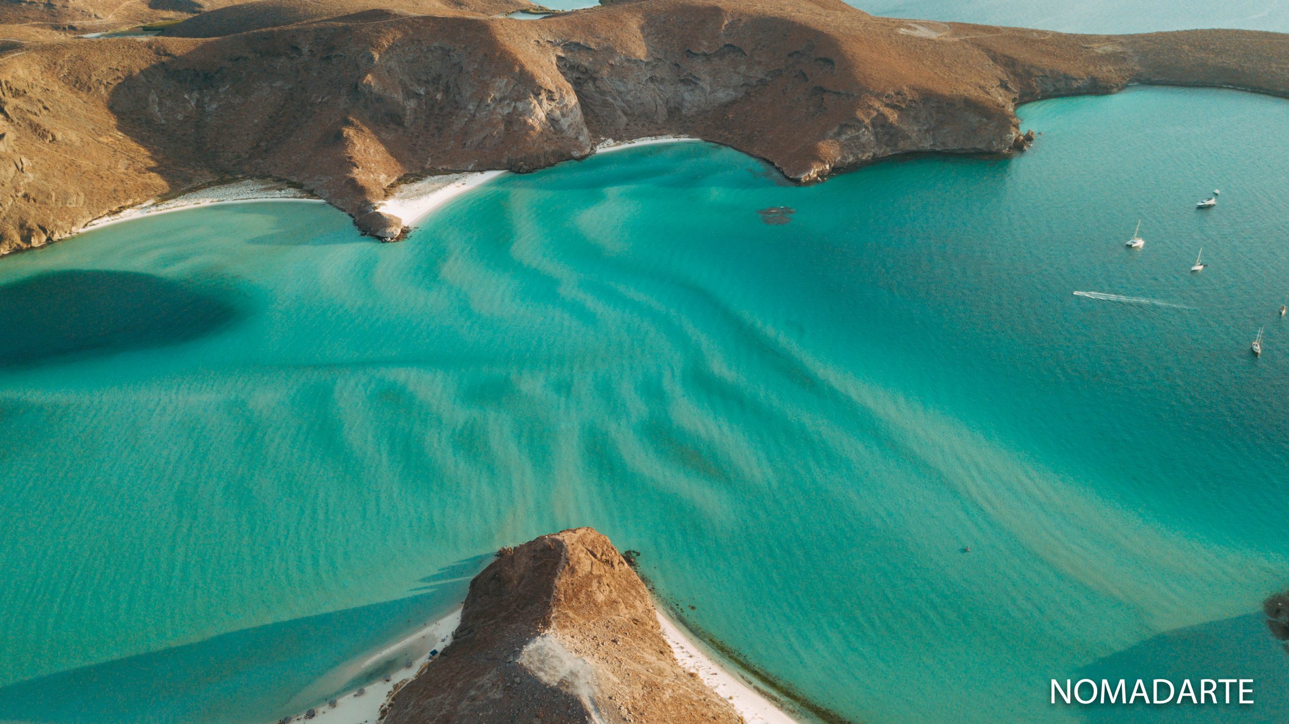 mar azul turquesa de balandra 