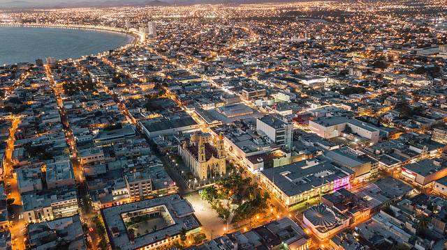 vista aerea de mazatlan