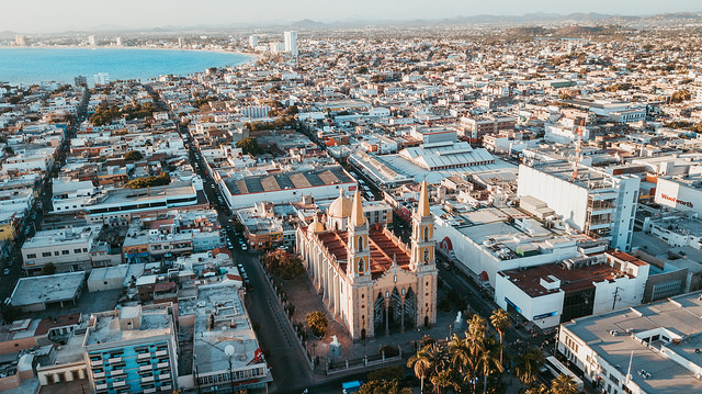 centro historico de Mazatlan desde las alturas: guia de viaje