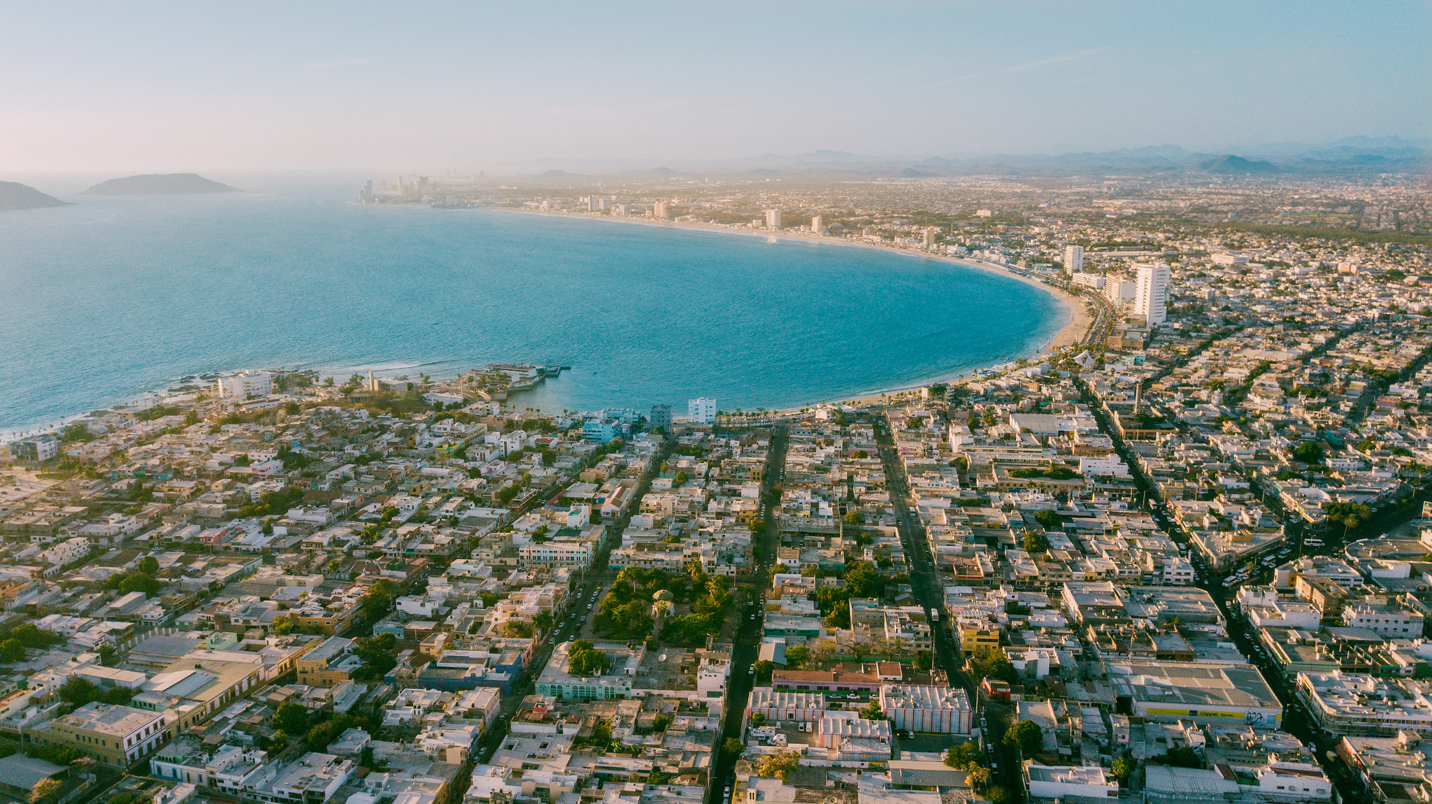 vista aerea de Mazatlan: guia de viaje