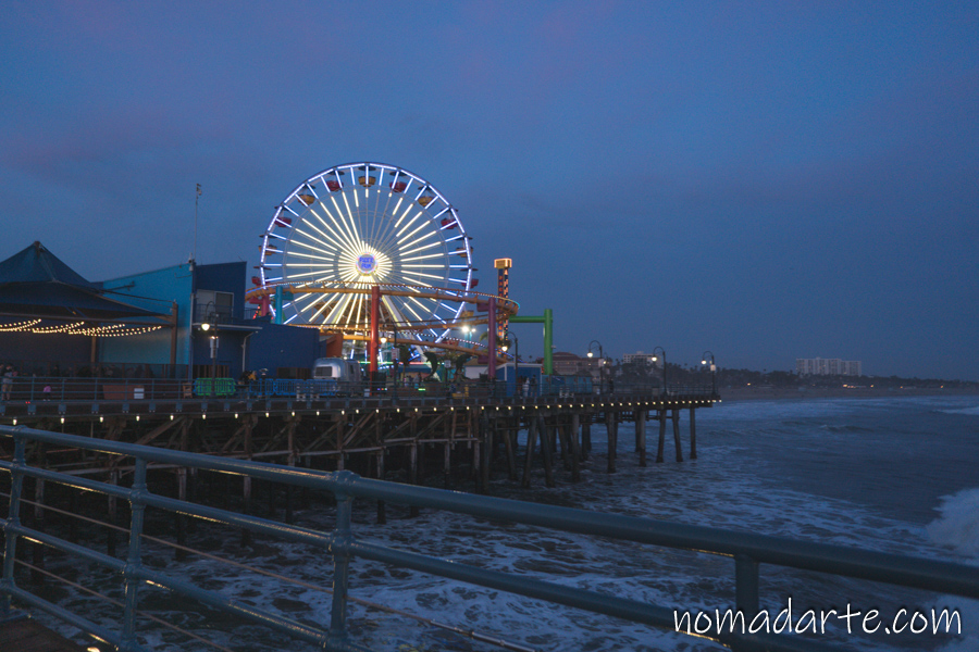 santa monica, los angeles, playa, ruta 66