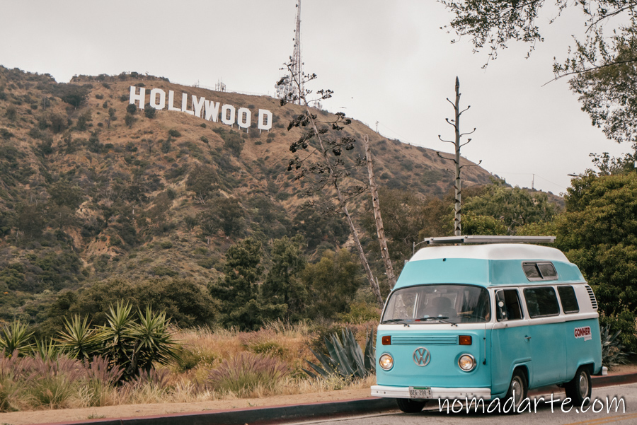 Hollywood, nomadarte, vanlife