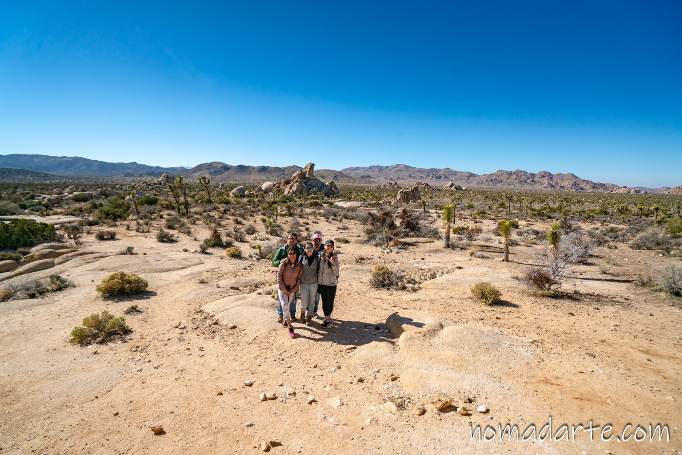 desierto california, nomadarte