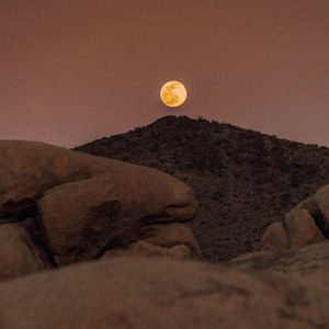 atardecer desierto california