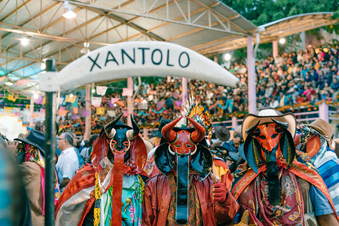 La celebración del Xantolo en la Huasteca potosina comienza con bailes