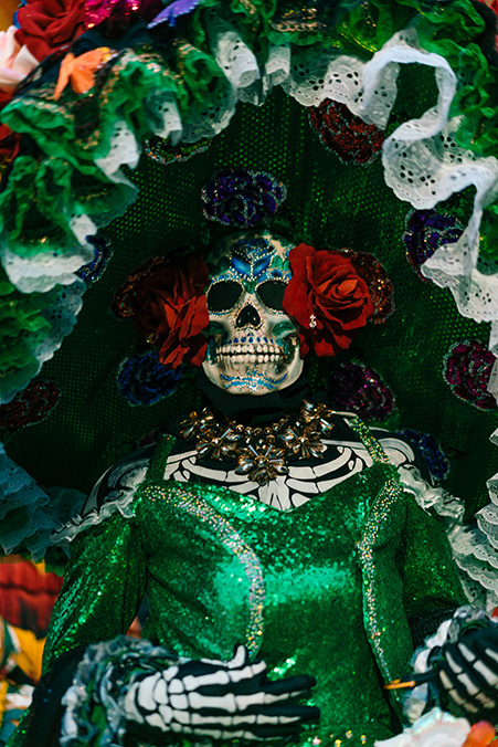 La catrina mexicana en el xantolo